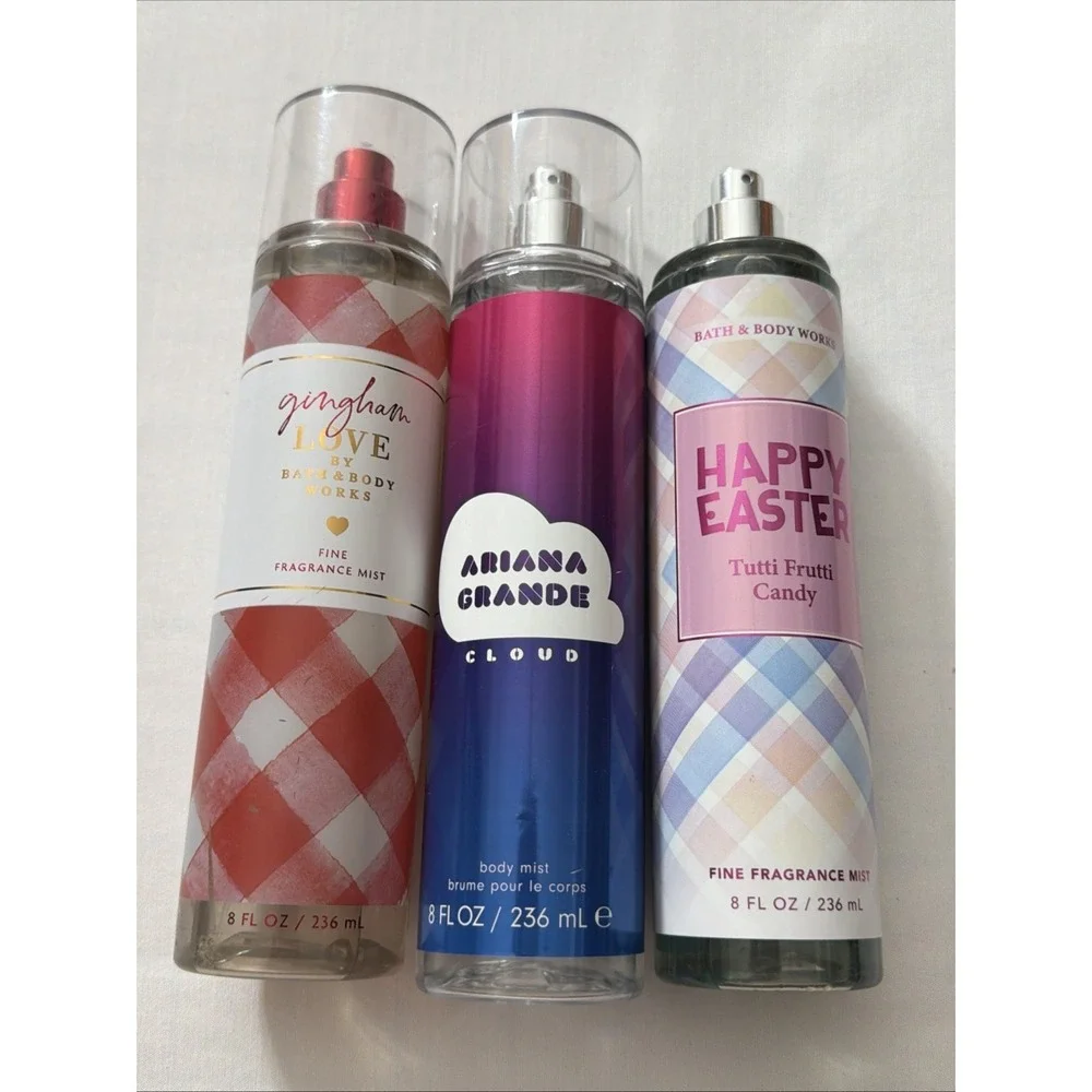 3 Bottles Of Bath And Body Works Happy Easter Body‎ Mist 8 FL OZ (SET OF 3) Lot